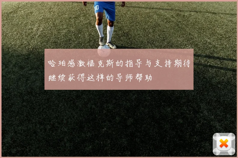 哈珀感激福克斯的指导与支持期待继续获得这样的导师帮助